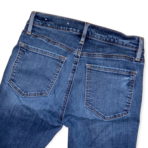 LOFT Modern Straight Rolled Cuff Ankle Jeans - Picture 9 of 11